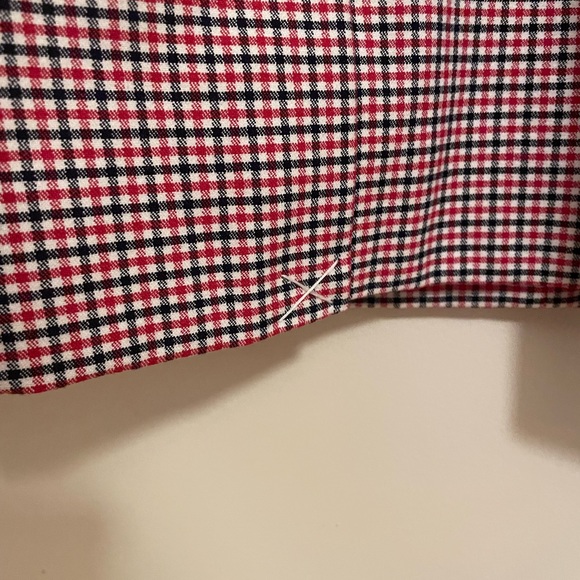 J. Crew Midi Sheath Dress Checked Cotton Size 12 NWOT - Picture 6 of 7